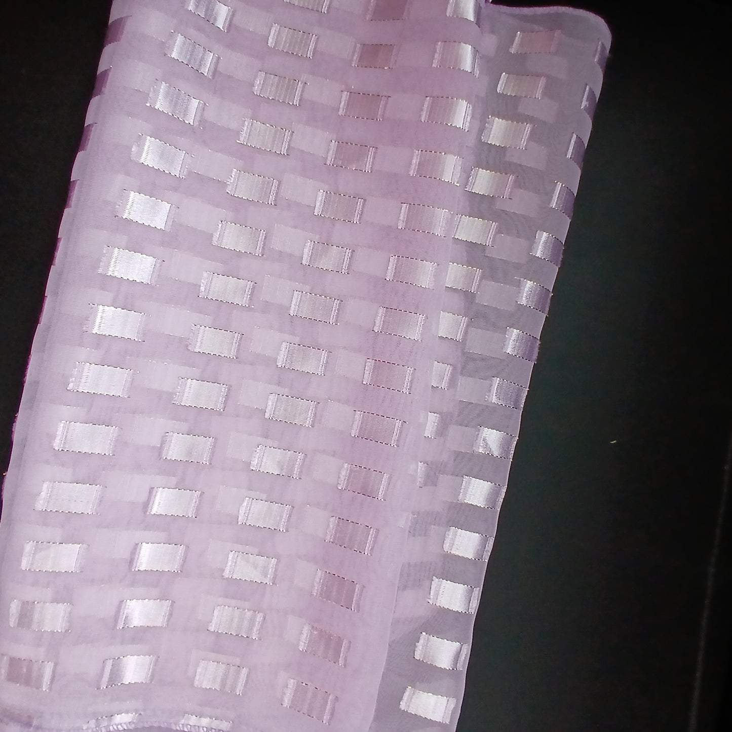 shawl lilac patterned