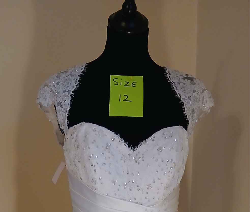 cap sleeves and beading
