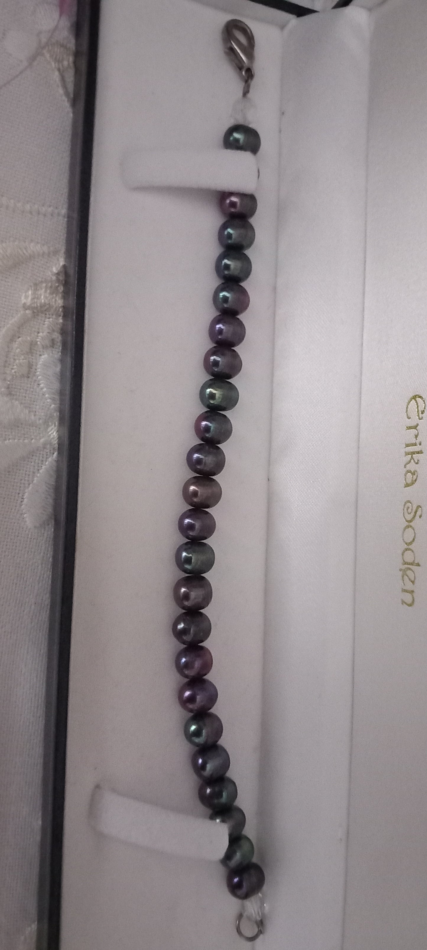 Peacock genuine  pearl bracelet