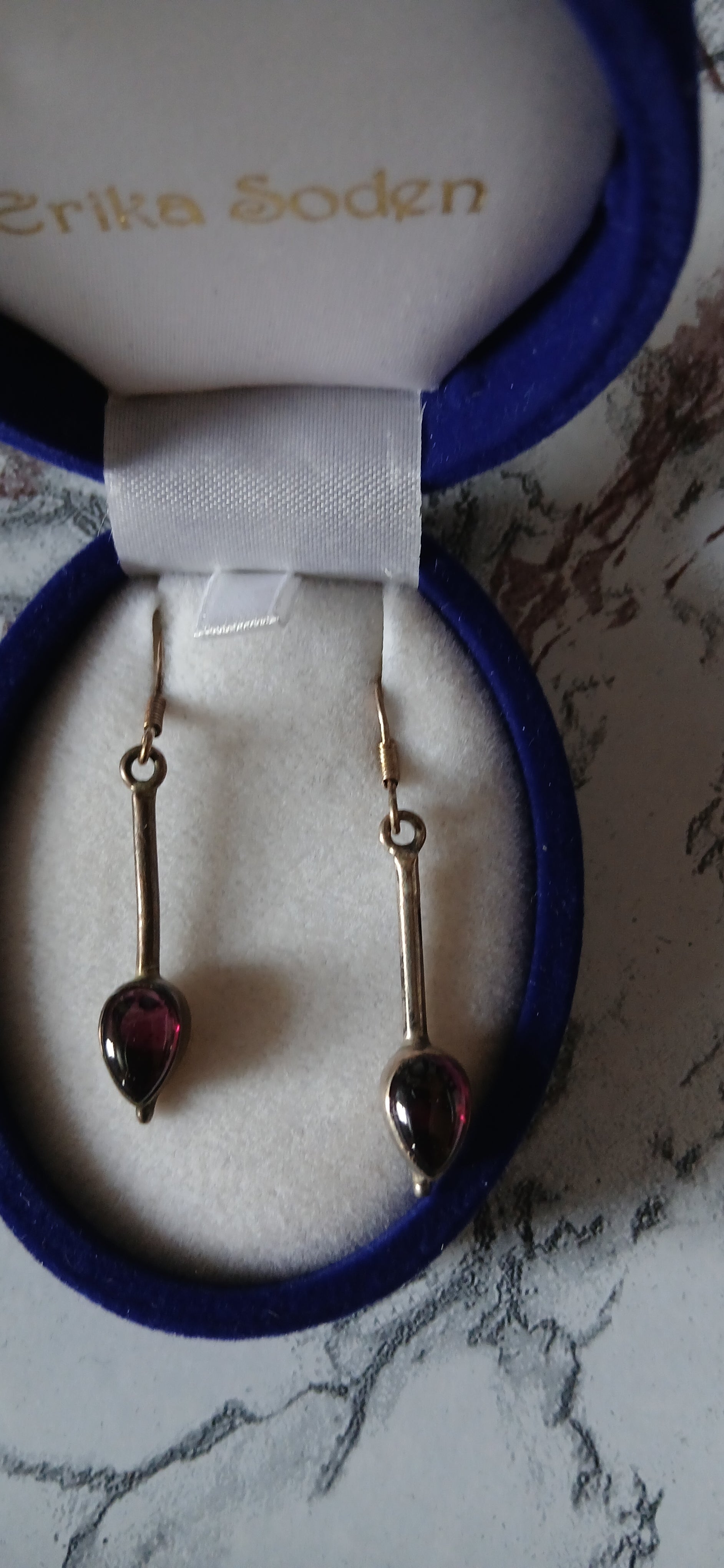 Garnet silver earrings featuring genuine deep red garnet gemstones in sterling silver 925 settings with ear wires"