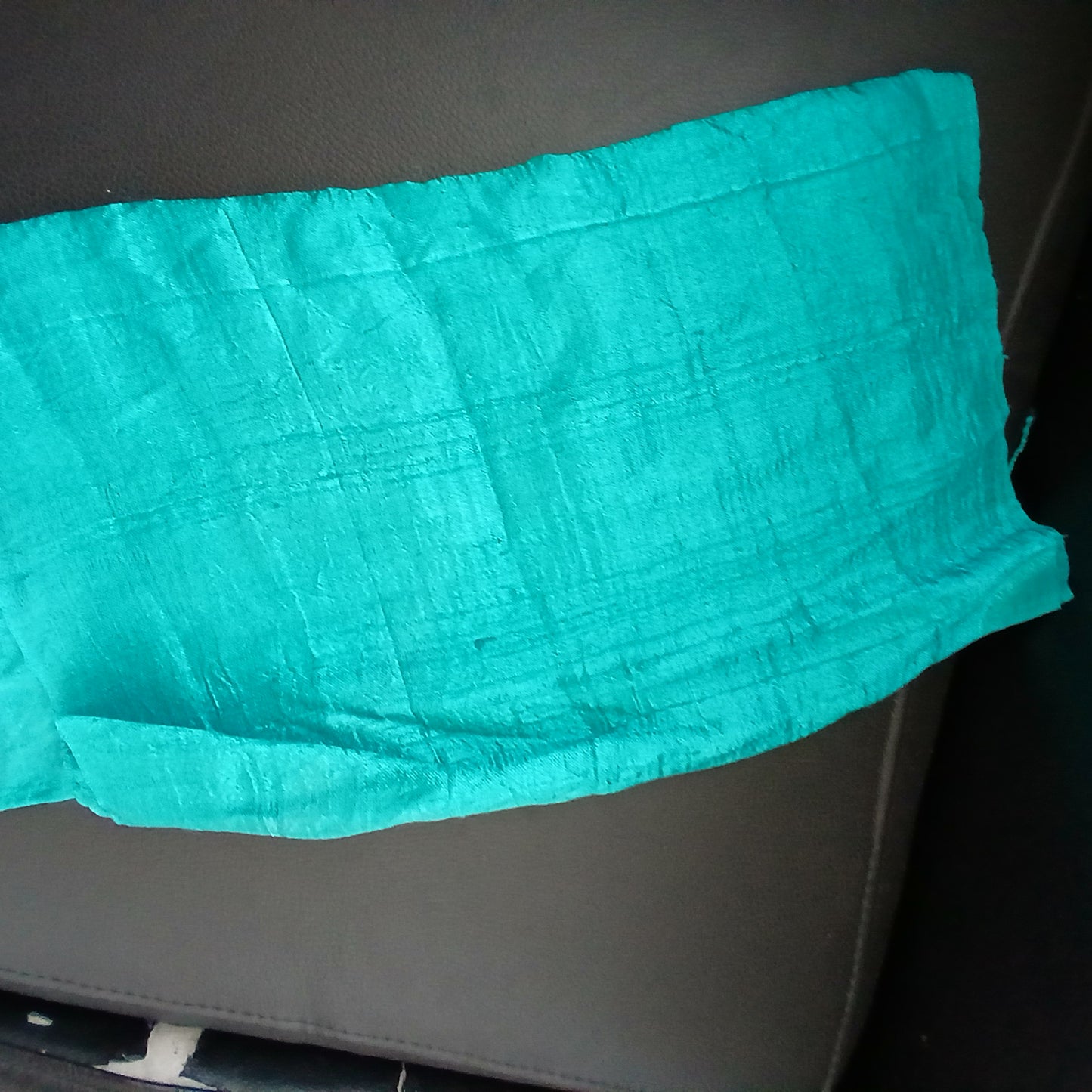 shawl turquiose silk
