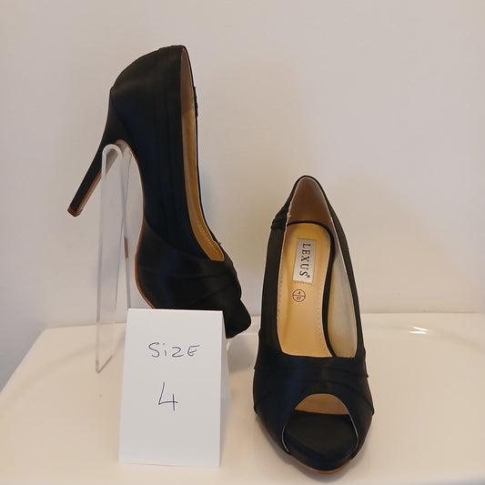 Lexus platform shoes in classic black  on sale erikasfashionandbridal.com 