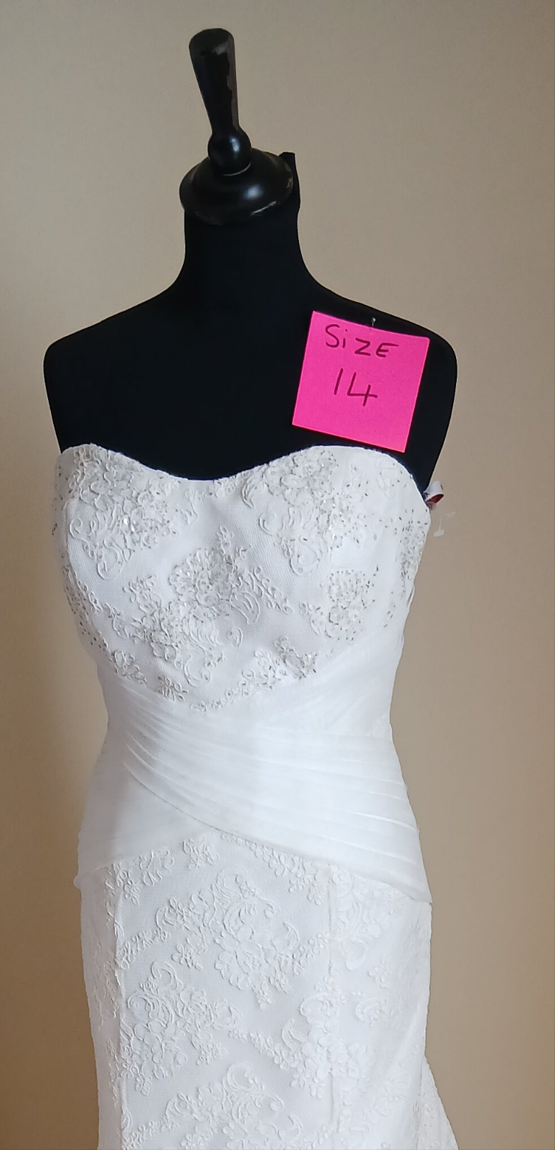 Beautiful shaped gown