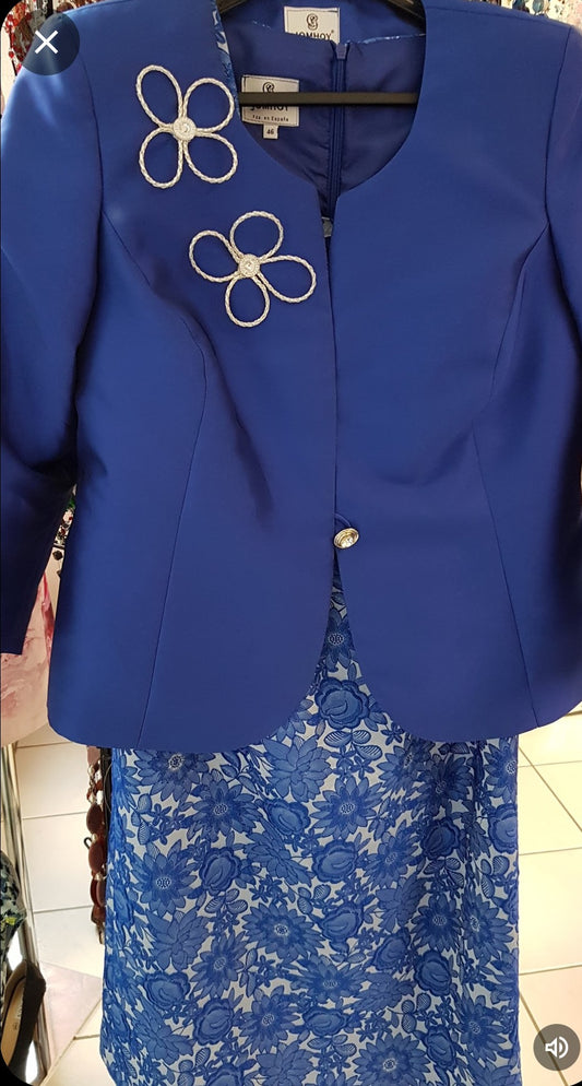 Blue Mother of the Bride/Groom Outfit