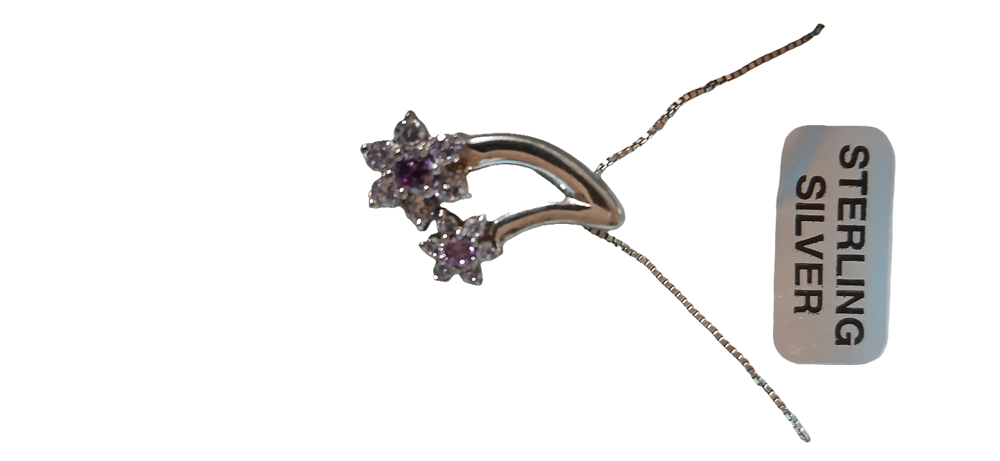Flowers necklace and  chain