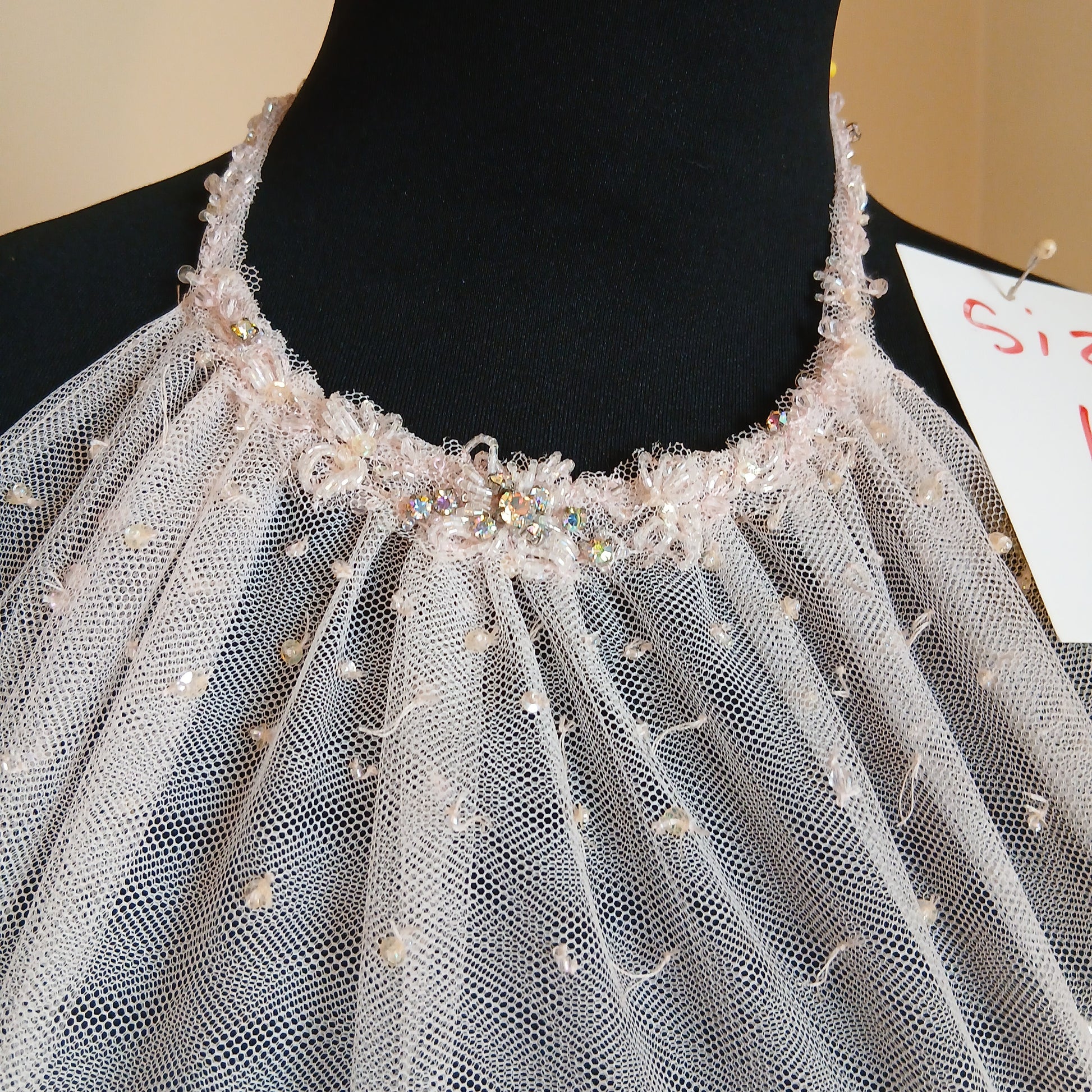 close up halter neck