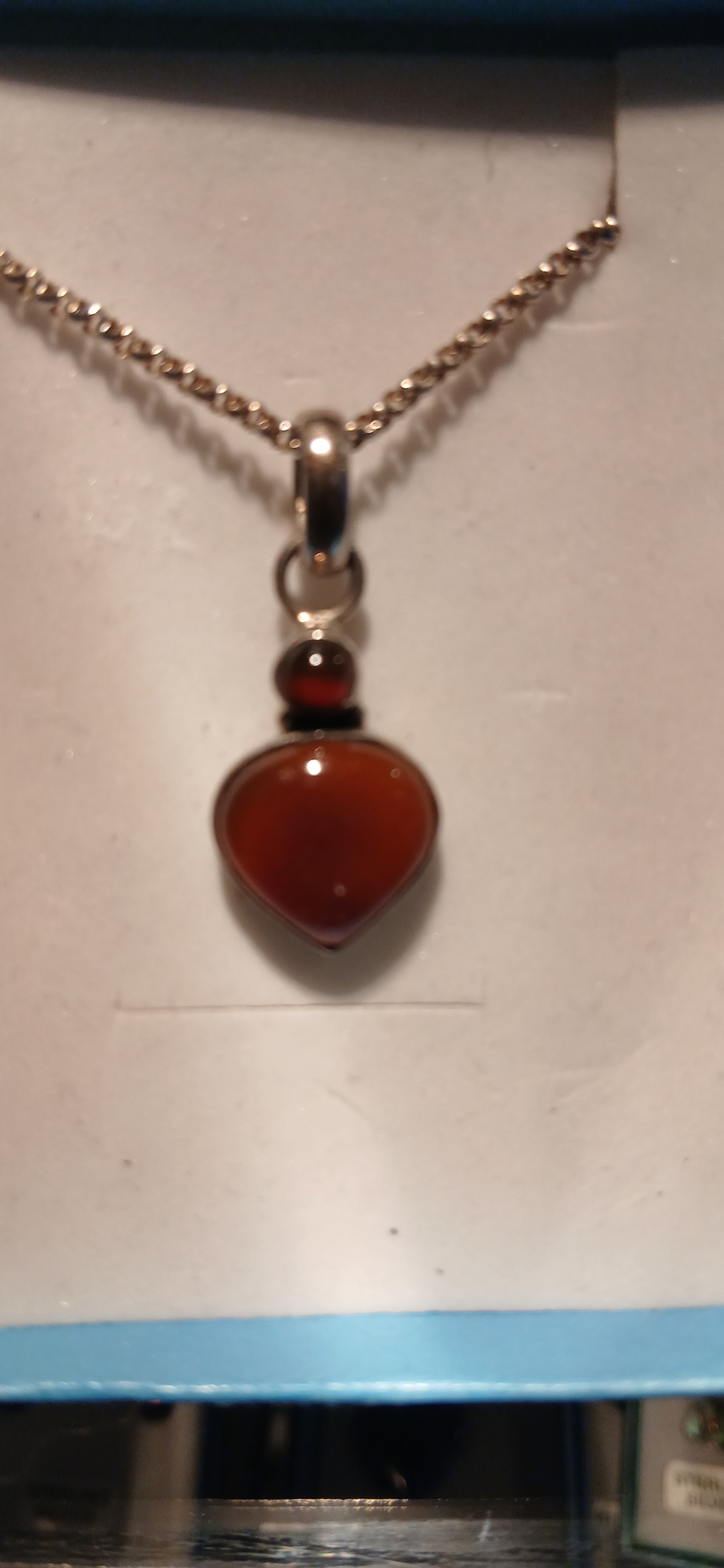  carnelian gemstone and sterling silver 925