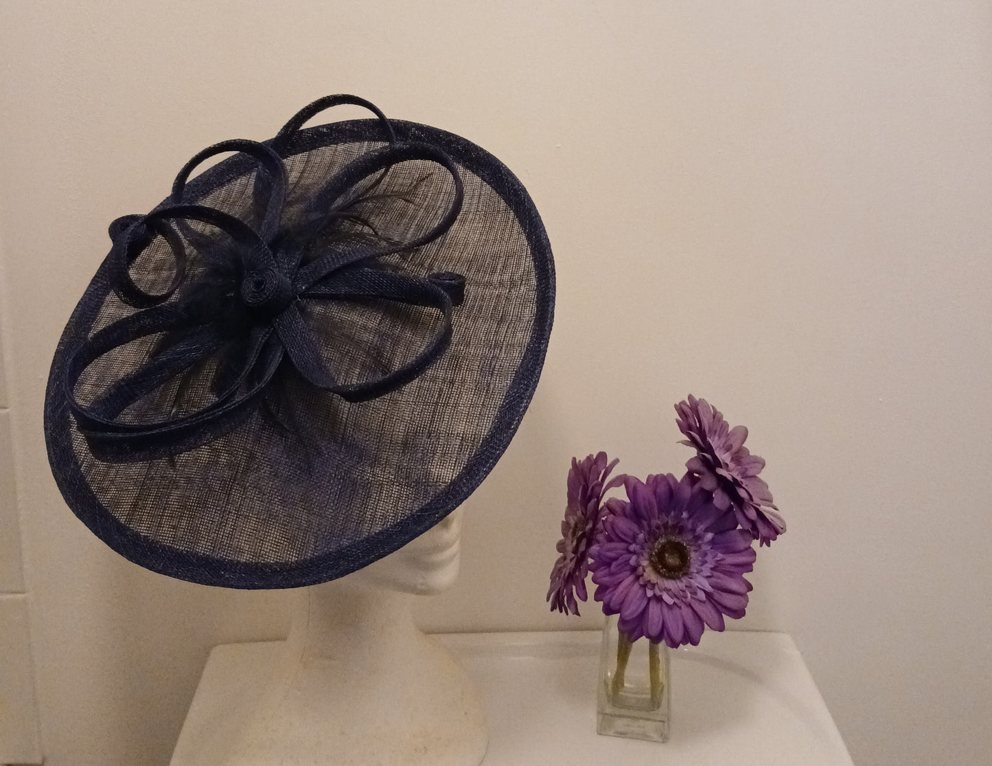 Fascinator b44 hat navy