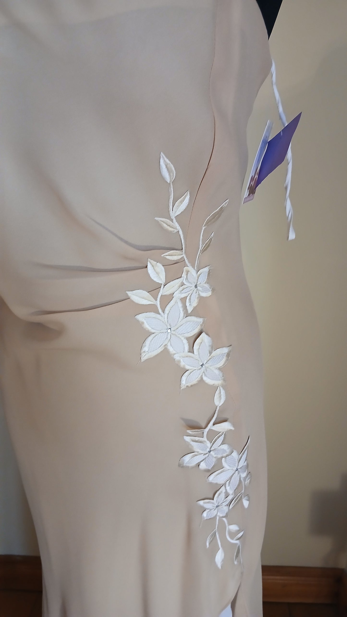 Taupe cream  size 8 dress