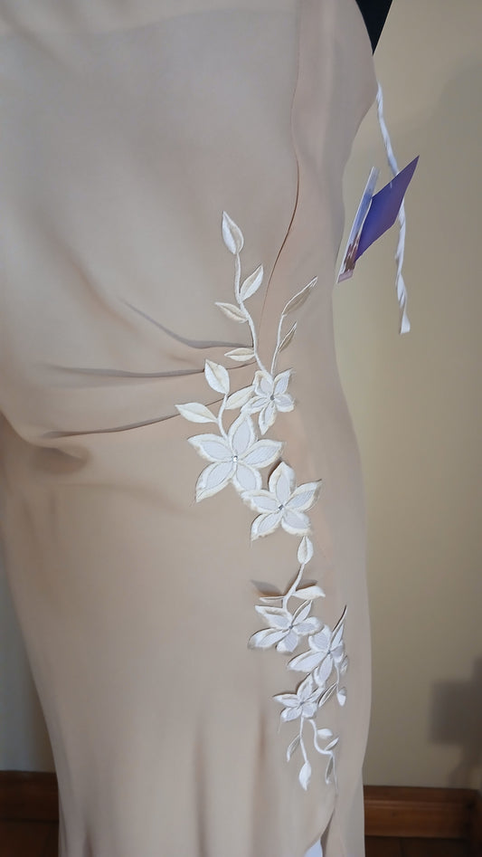 Taupe cream  size 8 dress