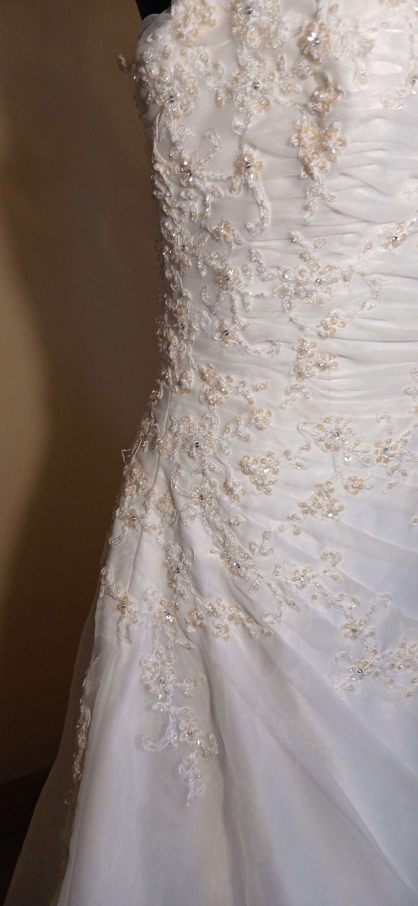 detail of embroidery