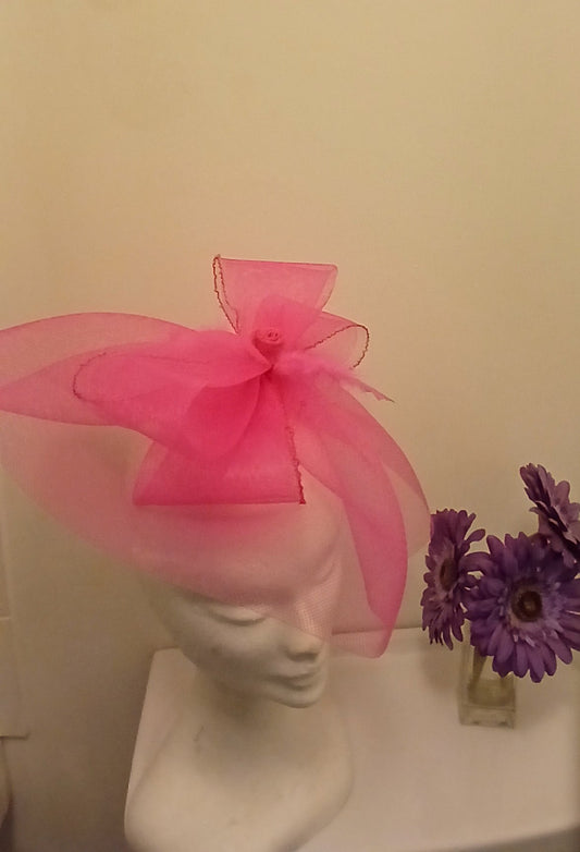 Vibrant pink  Headpiece  b45