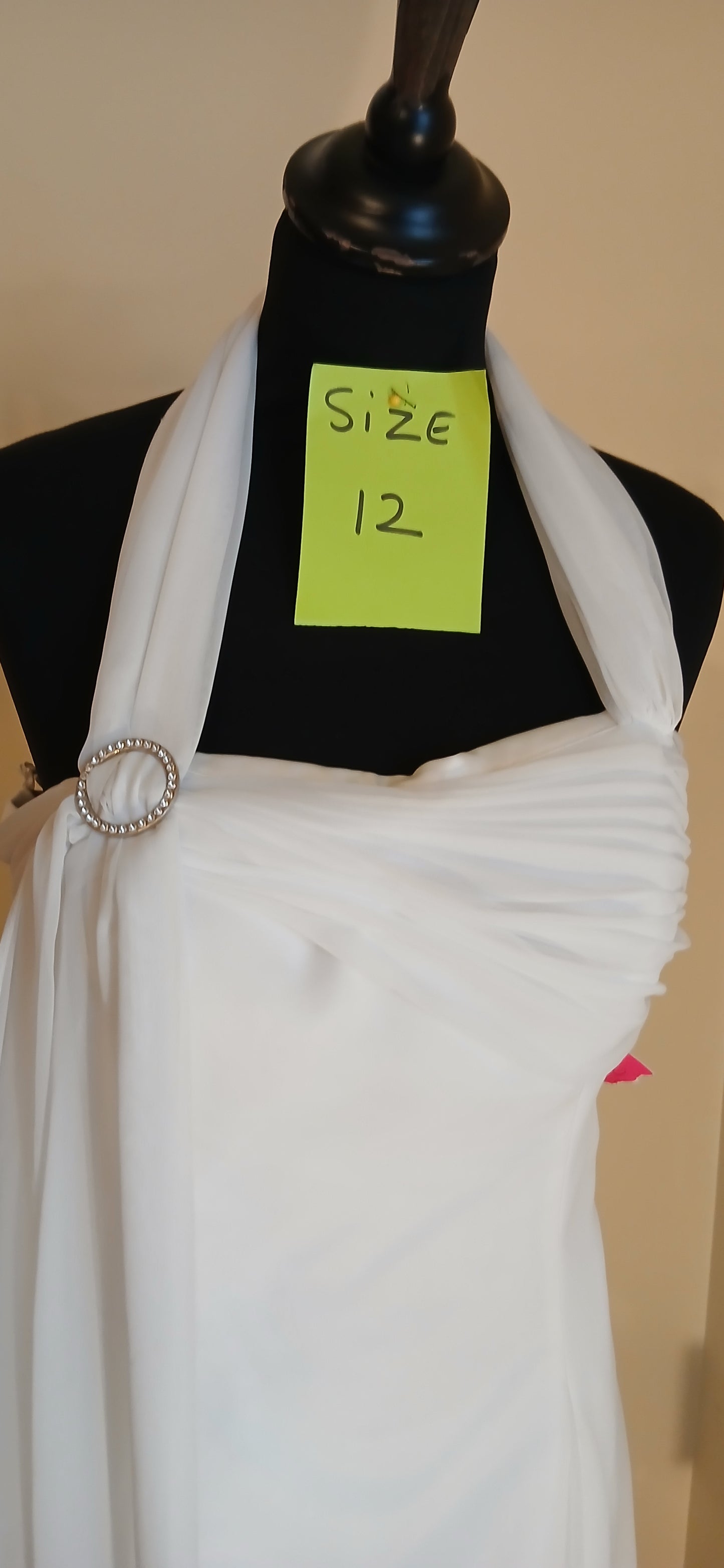 chiffon dress with  halter neck 