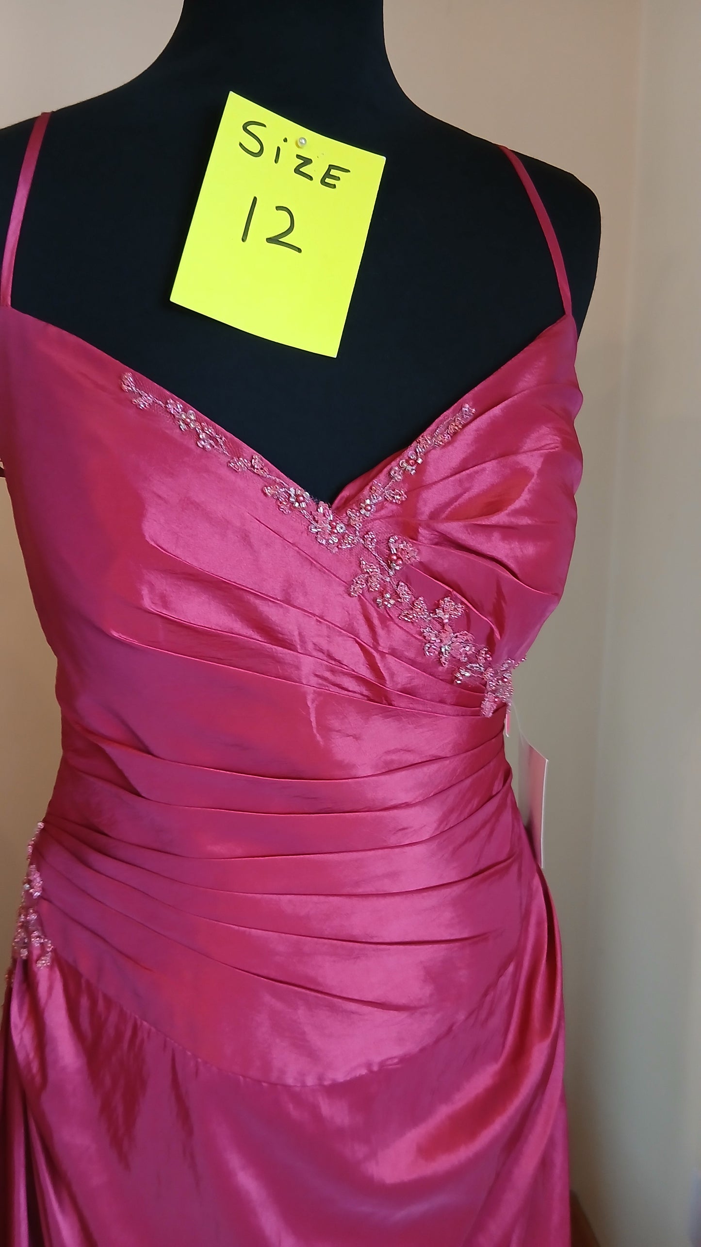 "View of Cerise dresses  flattering fit"