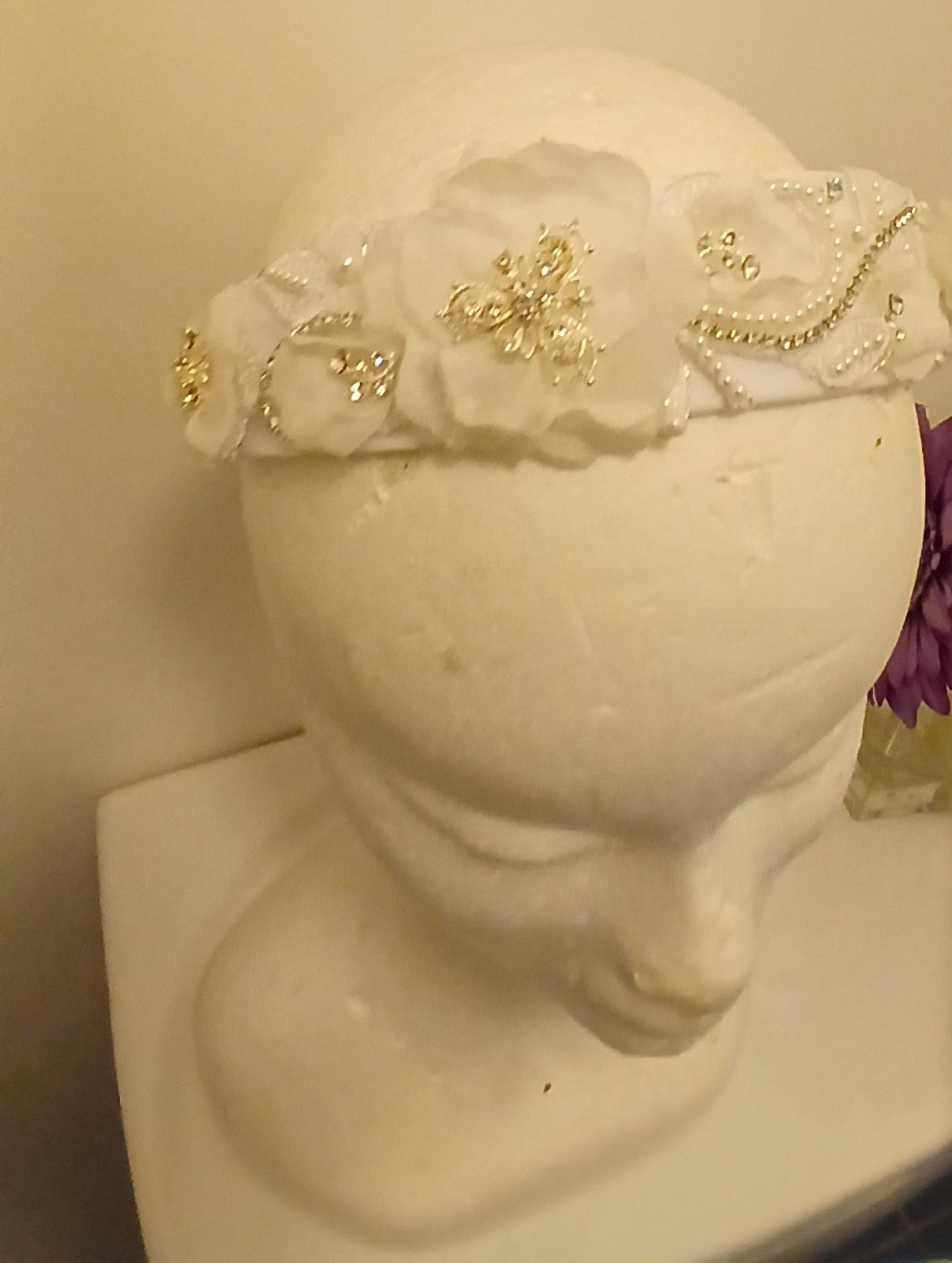 Bridal  hair band Victoria