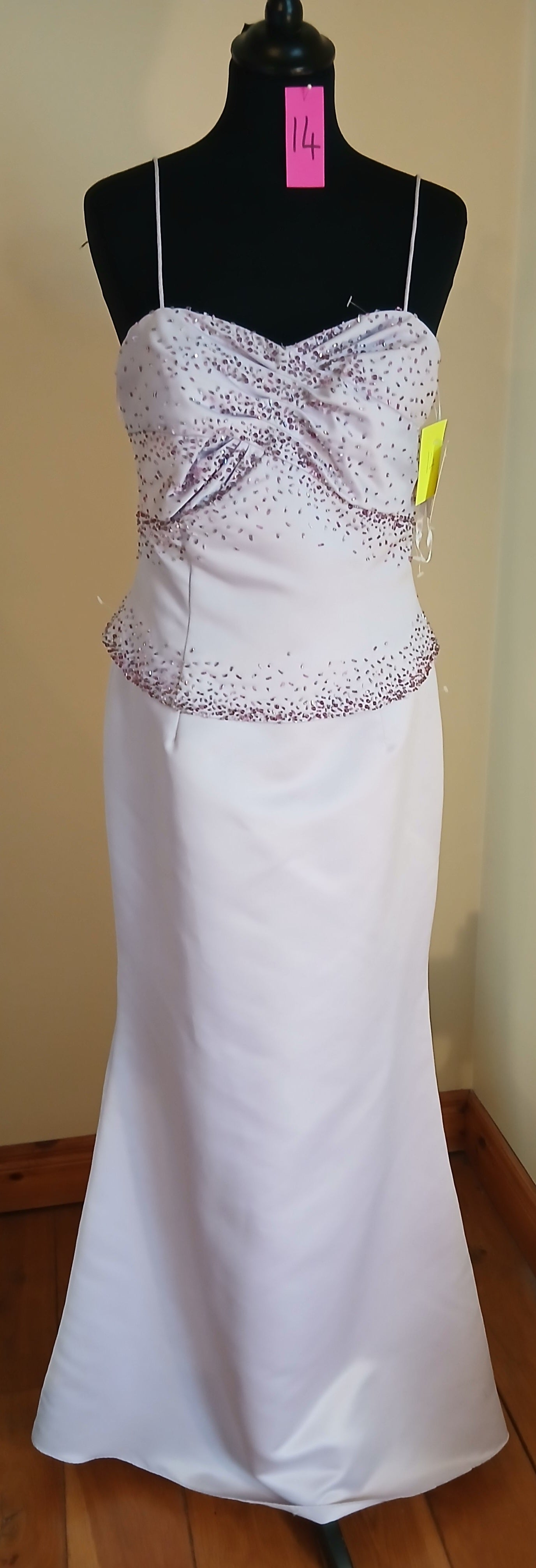size 14 beaded dress