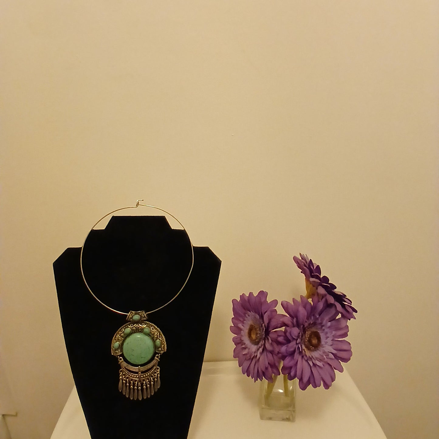 silver and turquoise