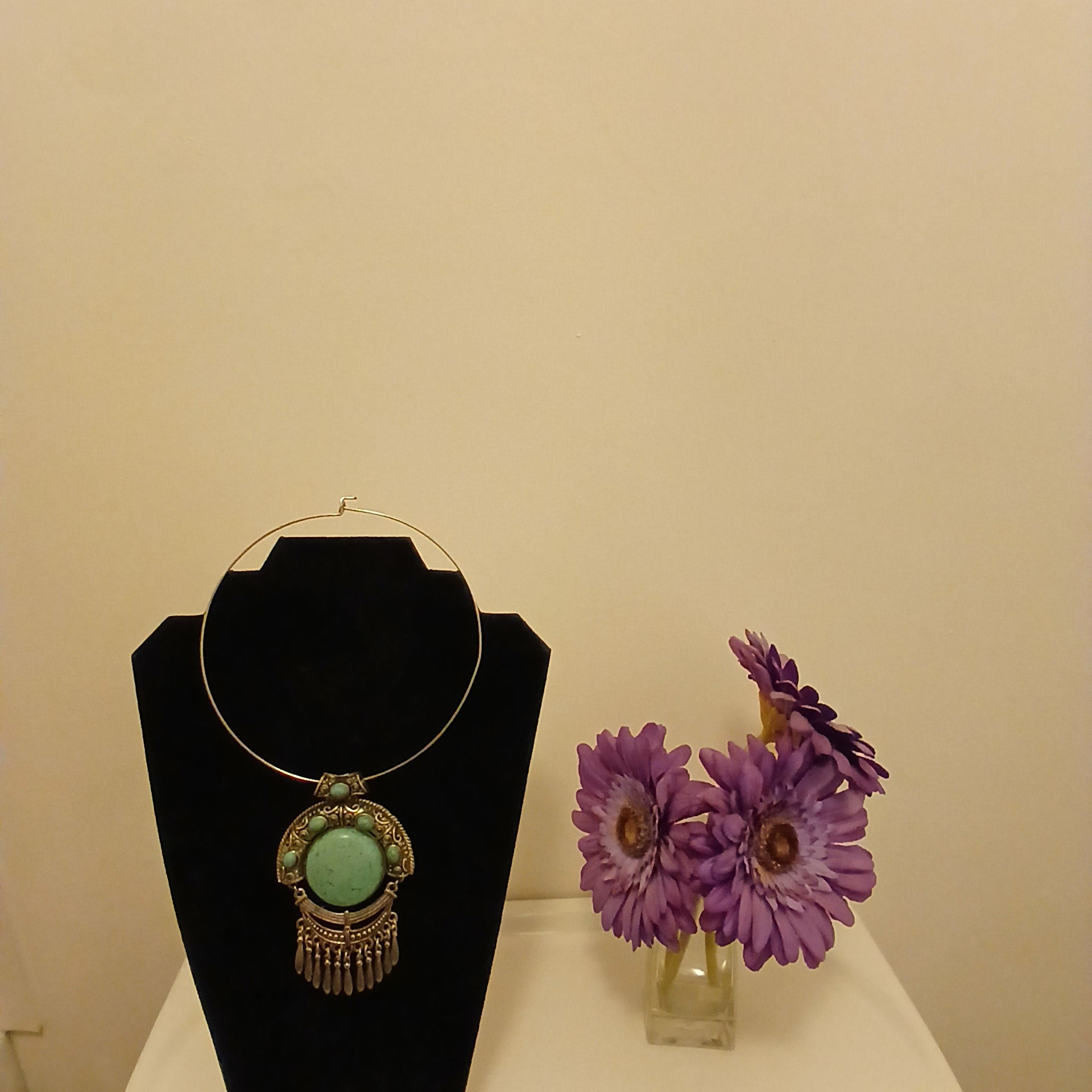 silver and turquoise