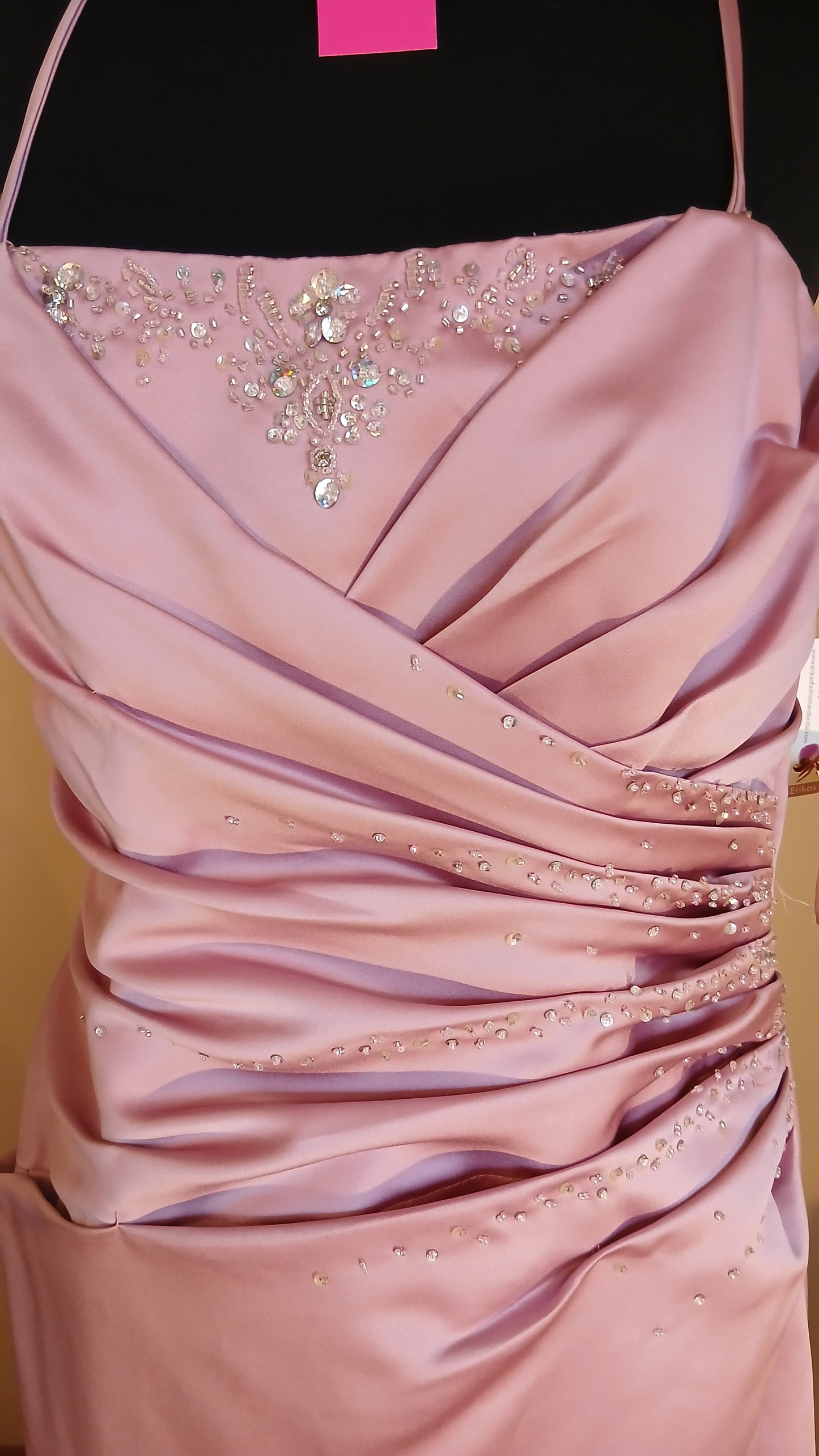 detail of size 14 dress