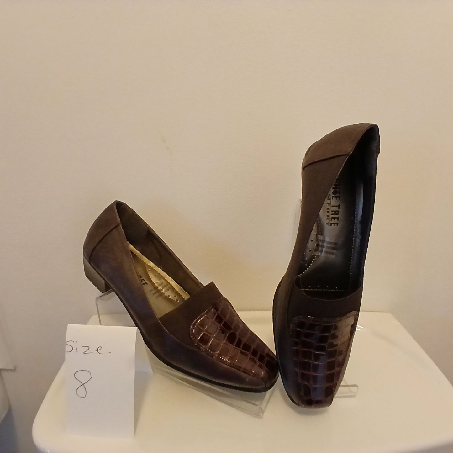 Brown Comfort Shoes - Size 8