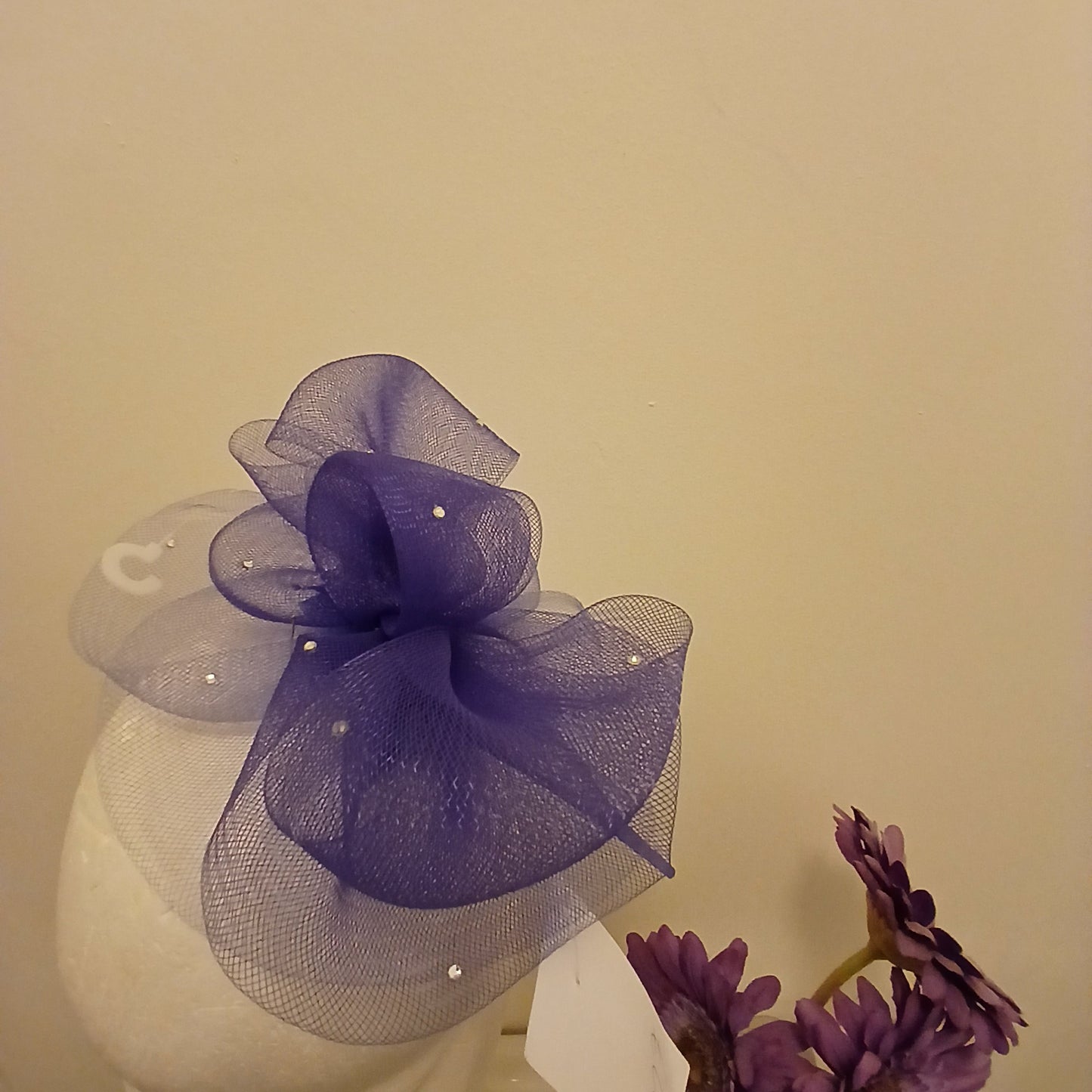 Fascinator Erin  Cadbury Purple