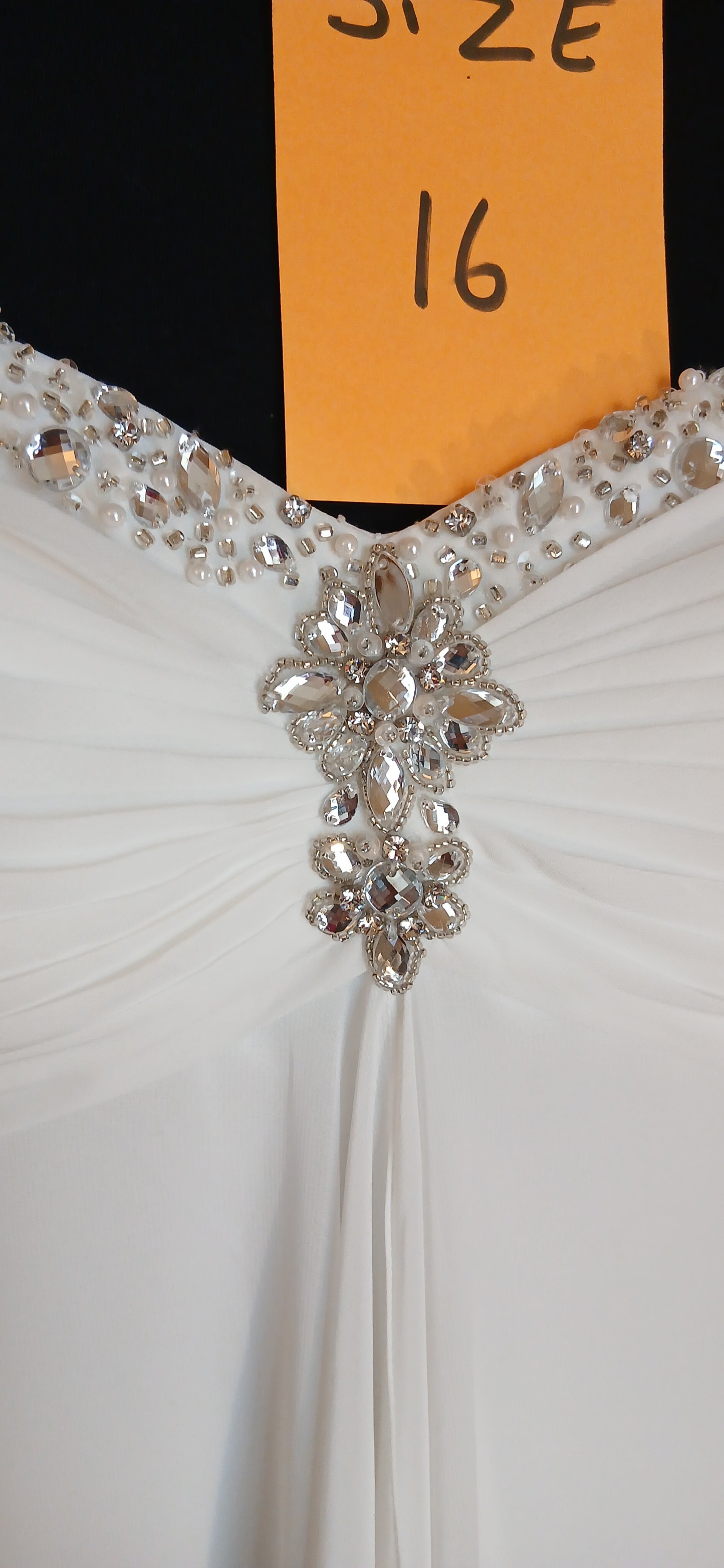decorative detail on bust