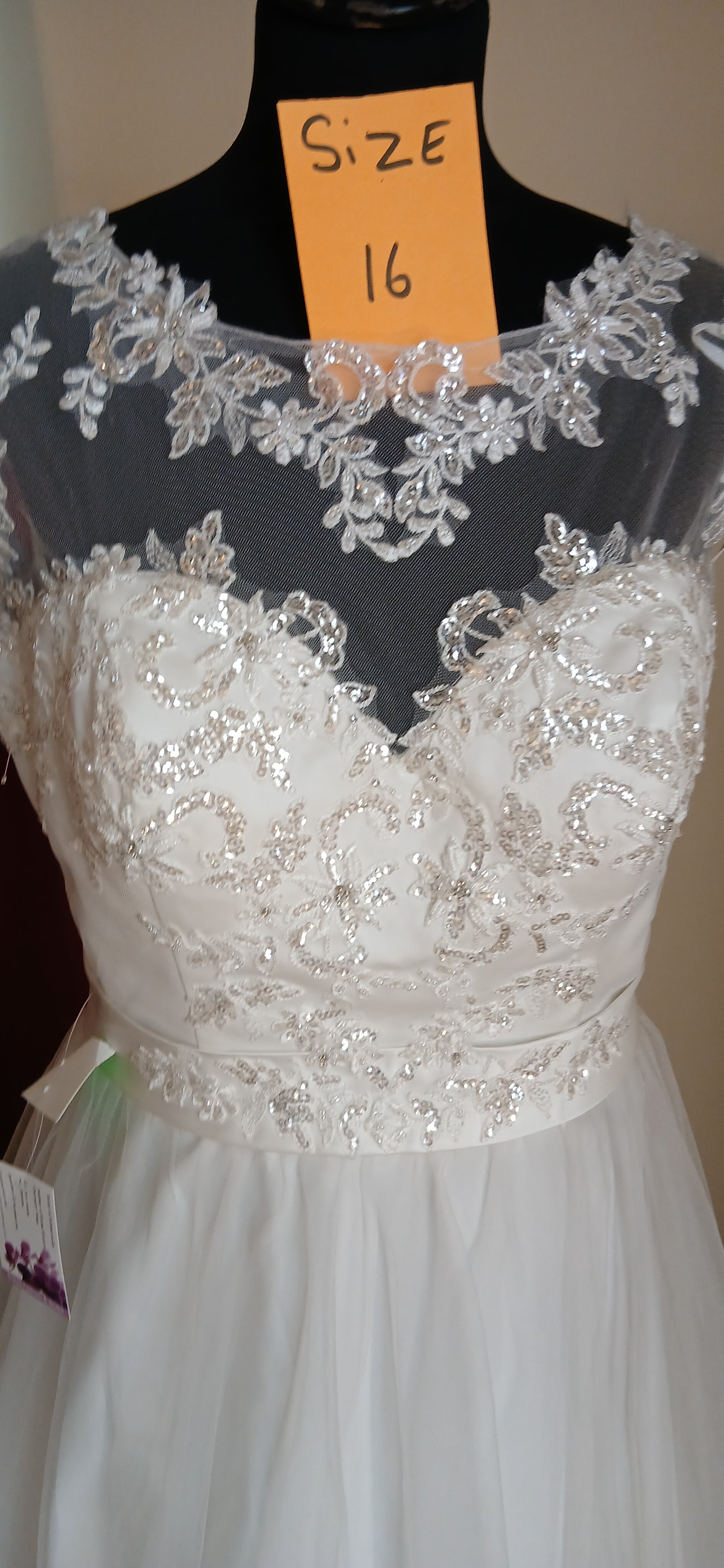 close up of lace bodice