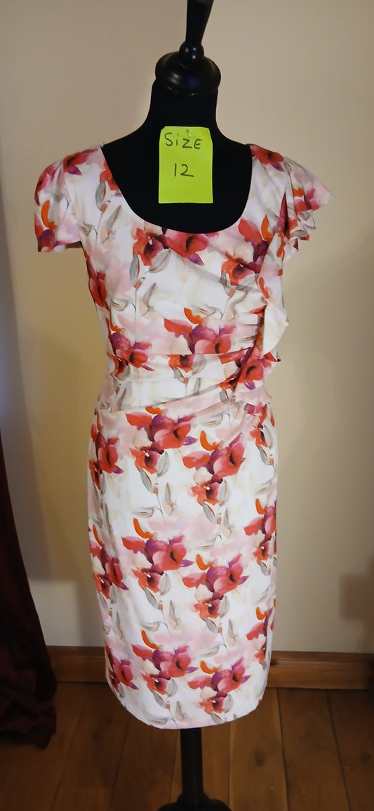 floral dress with frill size 12, in our clearance sale , so grab a bargain! 