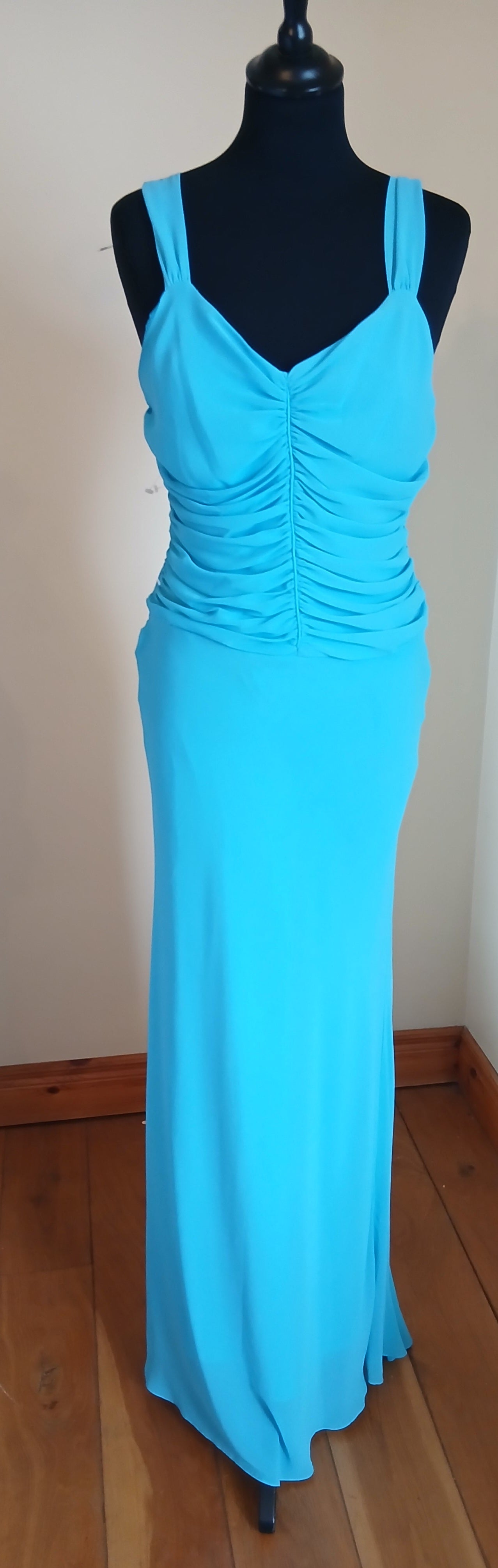 turquoise dress size 8