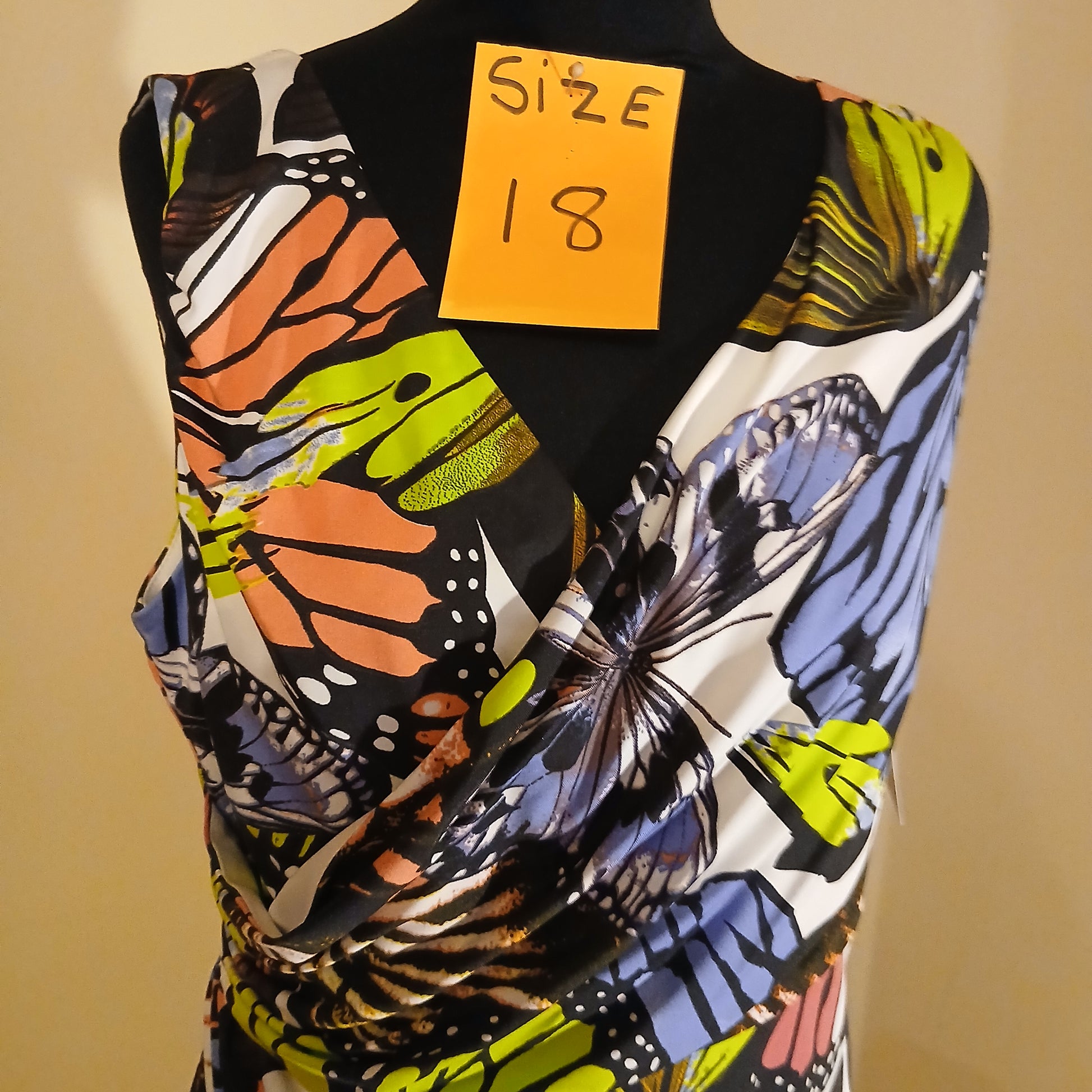 v neck dress size 18 sale clearance